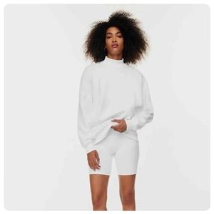 Aritzia TNA Mock Neck Cozy AF sweatshirt